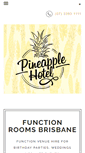 Mobile Screenshot of pineapplehotel.com.au